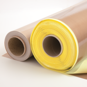Tissus et mailles de verre enduits en PTFE